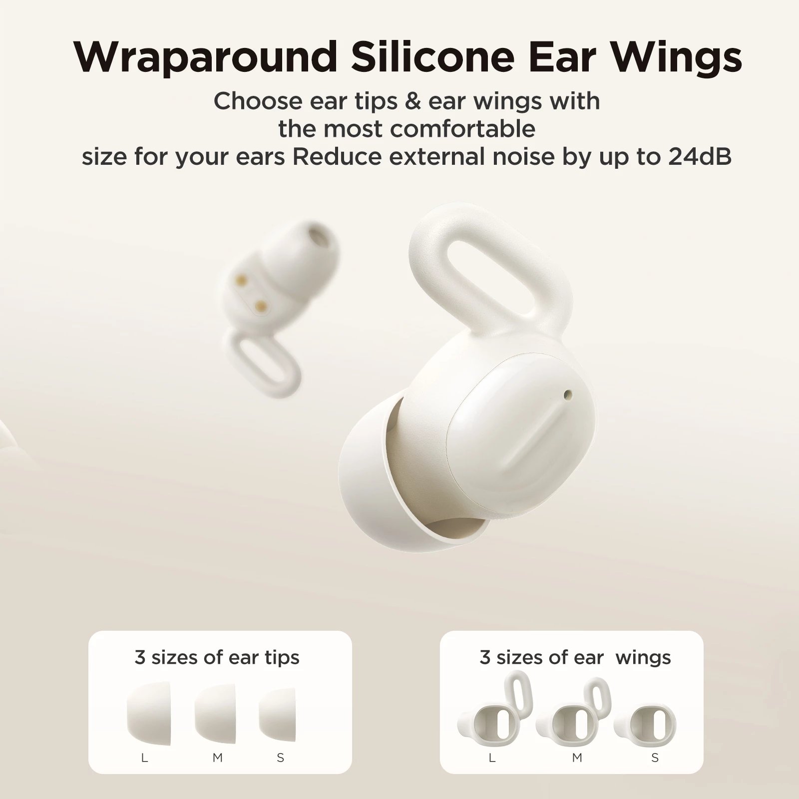 Kufje TWS Joyroom JR-TS1 Cozydots Series, Bluetooth 5.3, anulim zhurme, e zezë