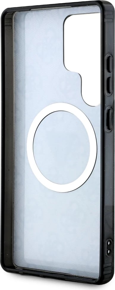 Mbështjellës Guess 4G Glitter Triangle Buttons MagSafe për Samsung Galaxy S25 Ultra, Zi Mbështjellës Guess 4G Glitter Triangle Buttons MagSafe për Samsung Galaxy S25 Ultra, Zi