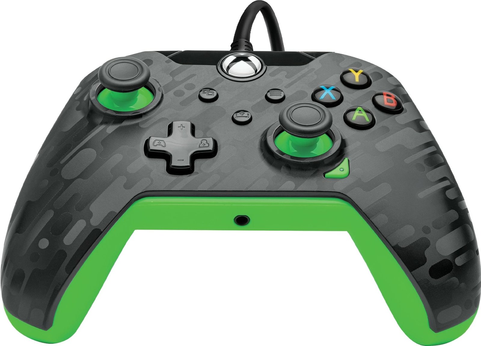 Gamepad PDP Neon Carbon, Xbox, Windows 10/11, Wired, USB, Karbon, Gjelbër Gamepad PDP Neon Carbon, Xbox, Windows 10/11, Wired, USB, Karbon, Gjelbër