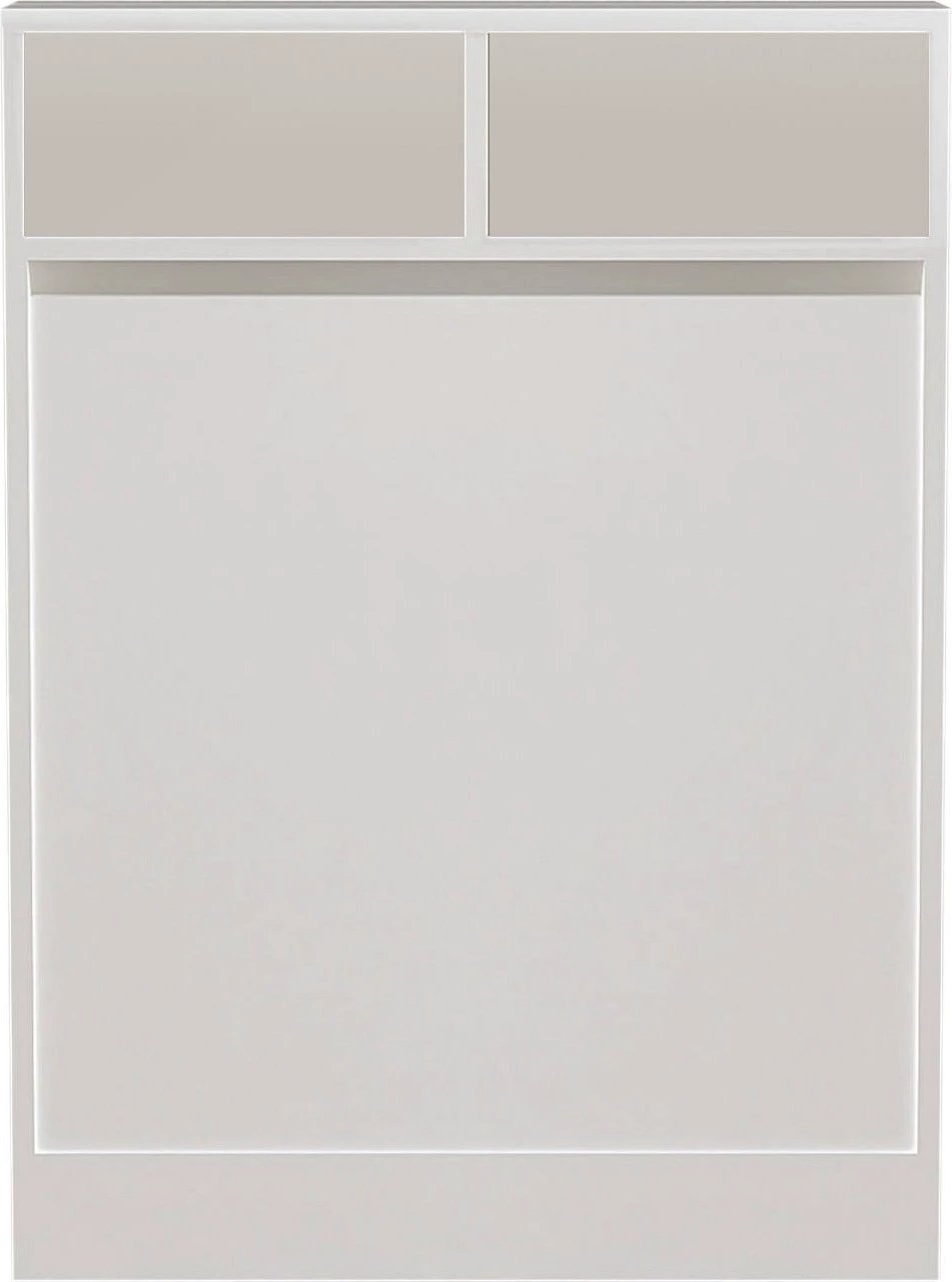 Tavolinë palosëse, Hanah Home, e bardhë, me mbajtëse