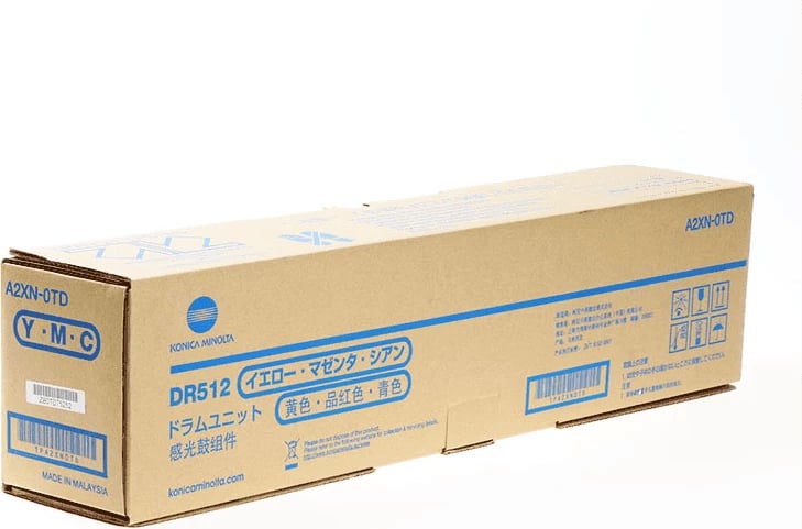 Njësi daulle, Konica Minolta DR512 / A2XN0TD, rendiment 75,000 faqe, standard, Cyan Magenta Yellow