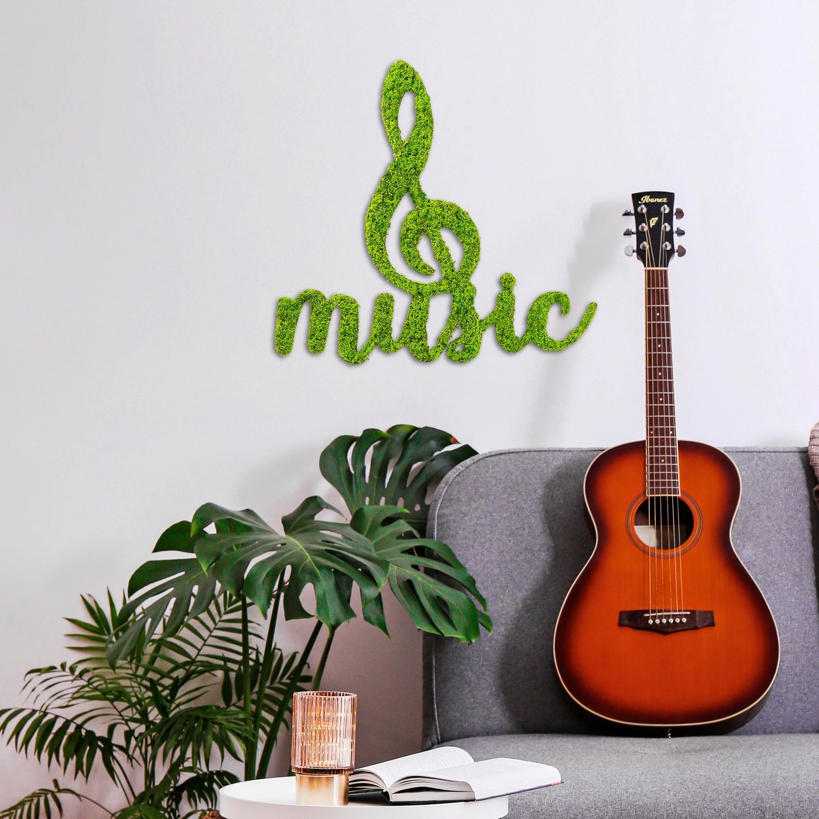 Aksesor dekorativ muri Wallity, myshk, muzikë