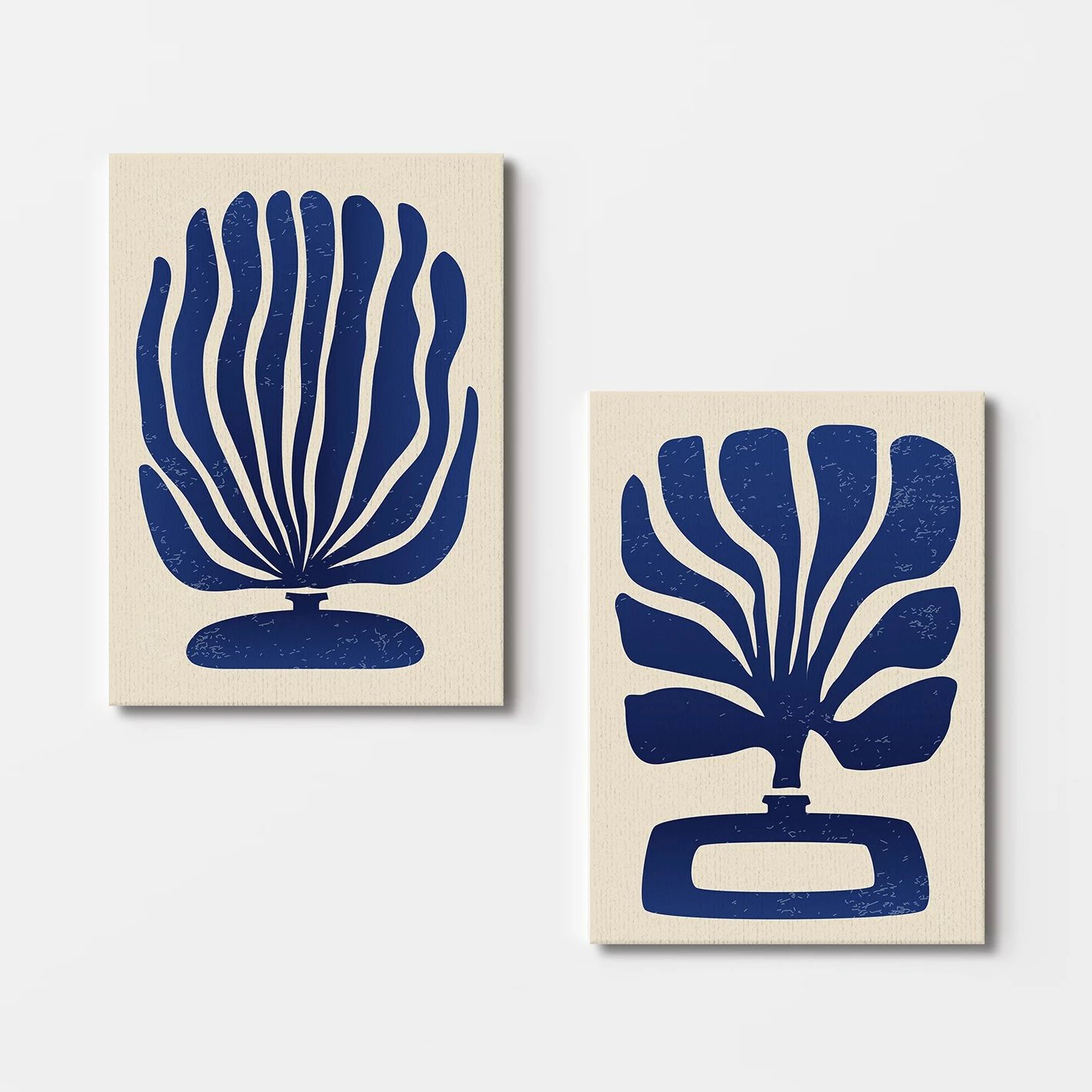 Pikturë dekorative në kanavacë (2 copë), Wallity, 2KNV4312, 50x70cm