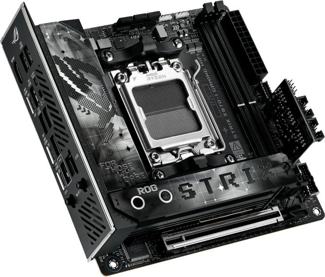 Pllakë amë Asus ROG STRIX X870-I GAMING WIFI, Socket AM5, DDR5, WiFi, mini-ITX