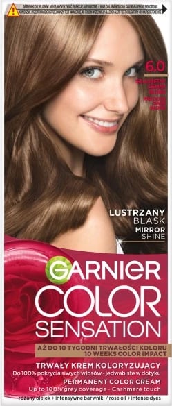 Krem kolorizues për flokë Garnier Color Sensation 6.0 Szlachetny Ciemny Blond për femra, 1 copë