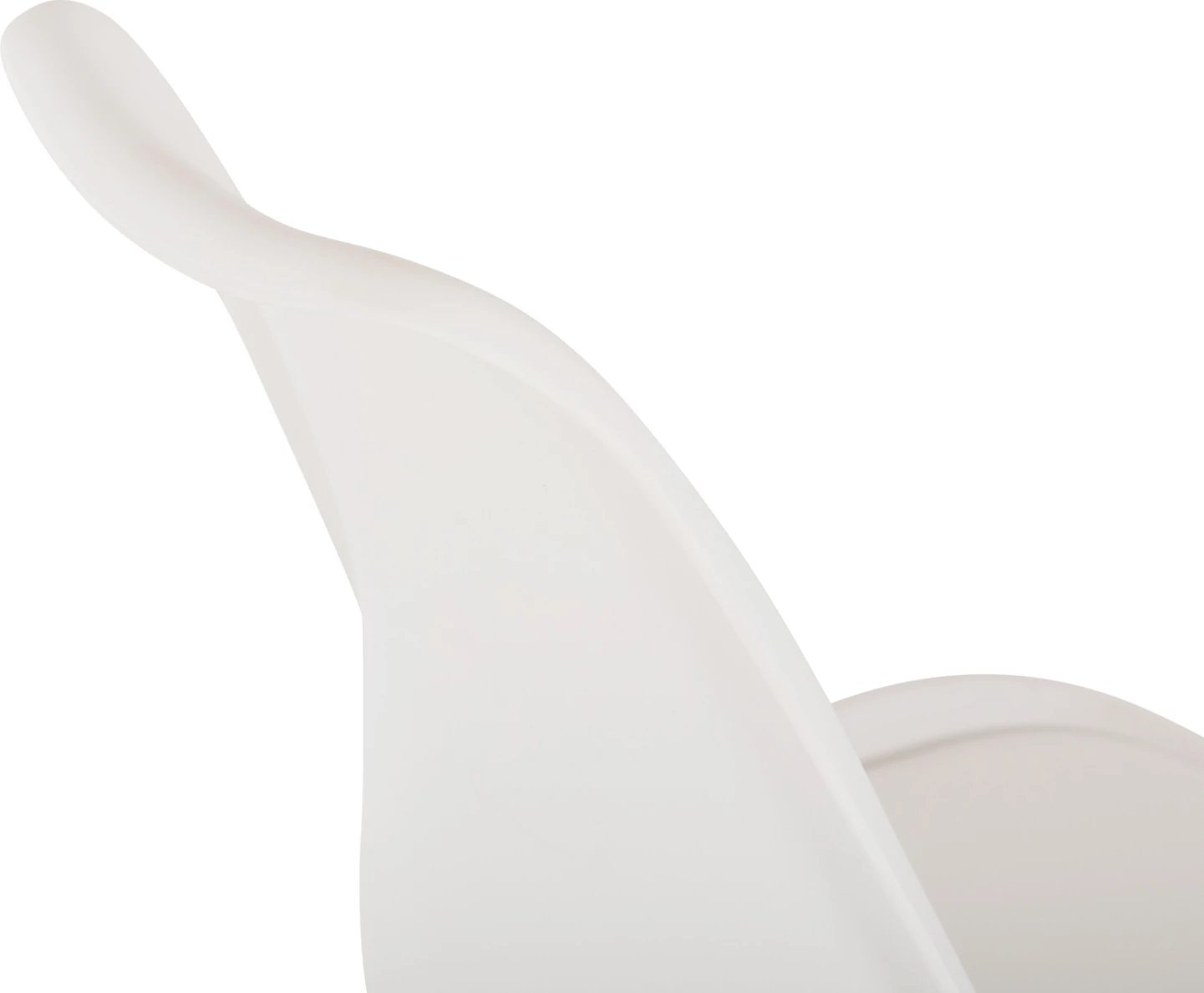 Karrige për bar VEGAS FH8000.21, lartësi mesatare, polipropilenë e bardhë, dru ahu natyral, 47x58x103H cm, set prej 4 copash