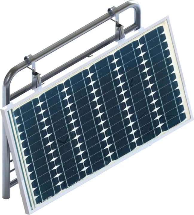 Mbajtëse e rregullueshme ballkoni për panele fotovoltaike, EcoFlow, SBR02 (HQ-SBR02), montim me grep dhe vida, shinë W40B