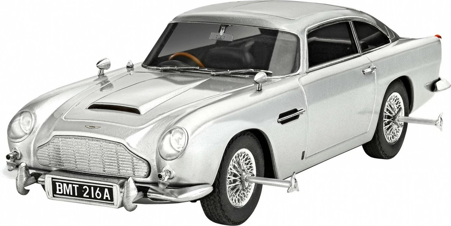 Model plastik Aston Martin DB5 Revell 1:24 James Bond 007 Goldfinger, set