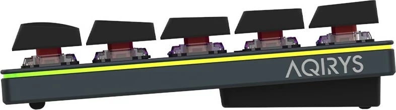 Tastierë mekanike Aqirys Agena, 65%, 68 taste, RGB, wireless & me kabllo, e zezë