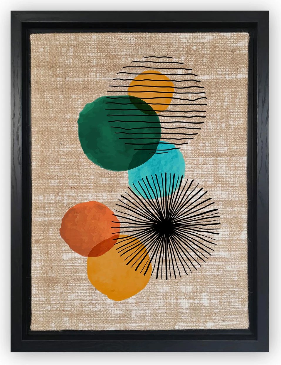 Pikturë dekorative në kanavacë, shumëngjyrëshe, Wallity, LSJ519362251052 - 3646, 36x46cm