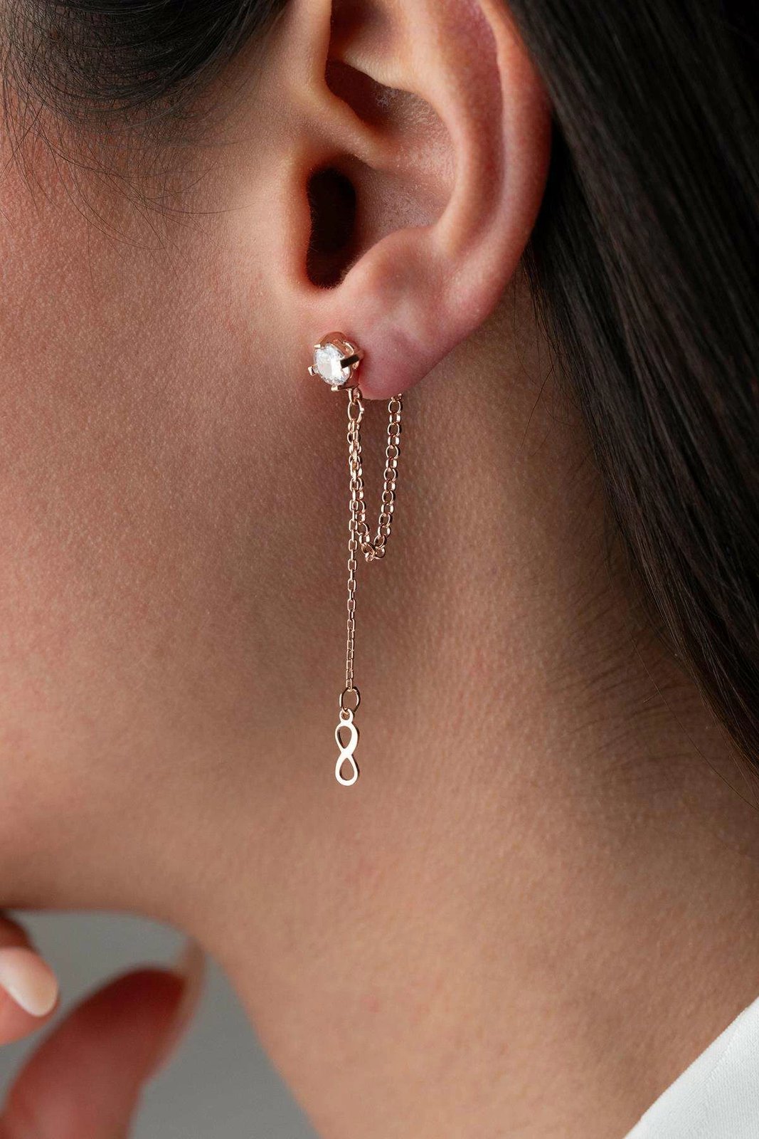 Vathë argjendi të hollë, ngjyrë ari rozë, Jumeon, NRZ1000277