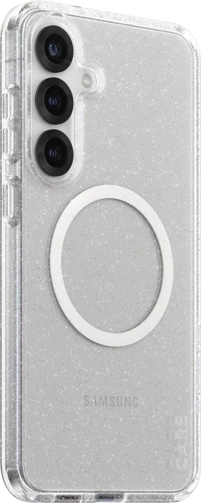 Mbështjellës PanzerGlass CARE Flagship Urban Combat StarLight White QI për Samsung Galaxy S25+, Transparent