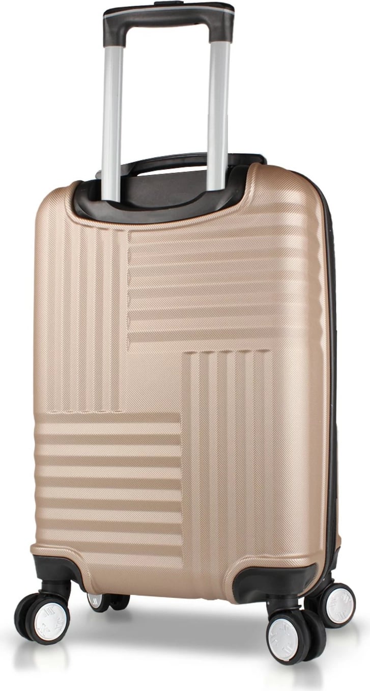 Valixhe udhëtimi, ngjyrë ari, Zoozie Bags, 58x36x22 cm