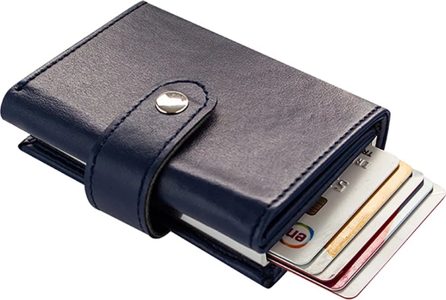 Portofol për burra, ngjyrë kaltër e errët, Zoozie Bags