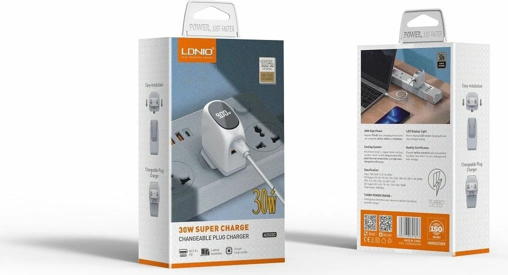 Karikues LDNIO A2522C (Bardhë)