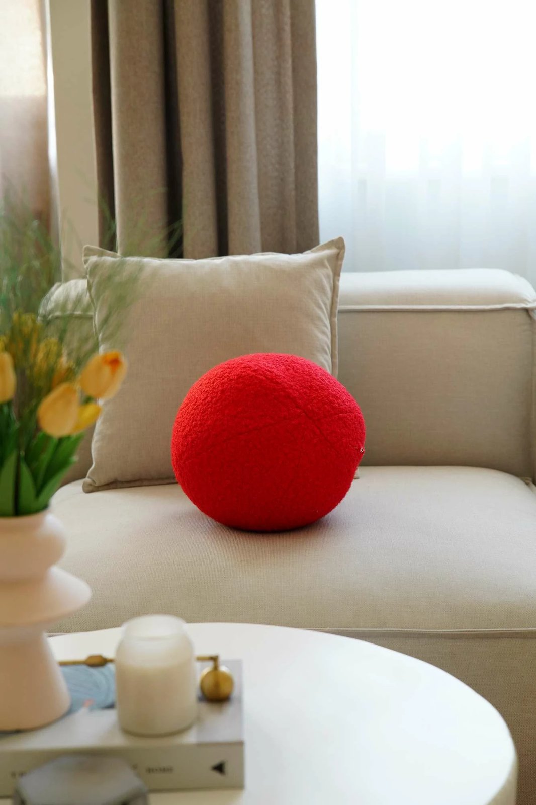 Jastëk Evila Originals, Teddy Top 20, ngjyrë e kuqe