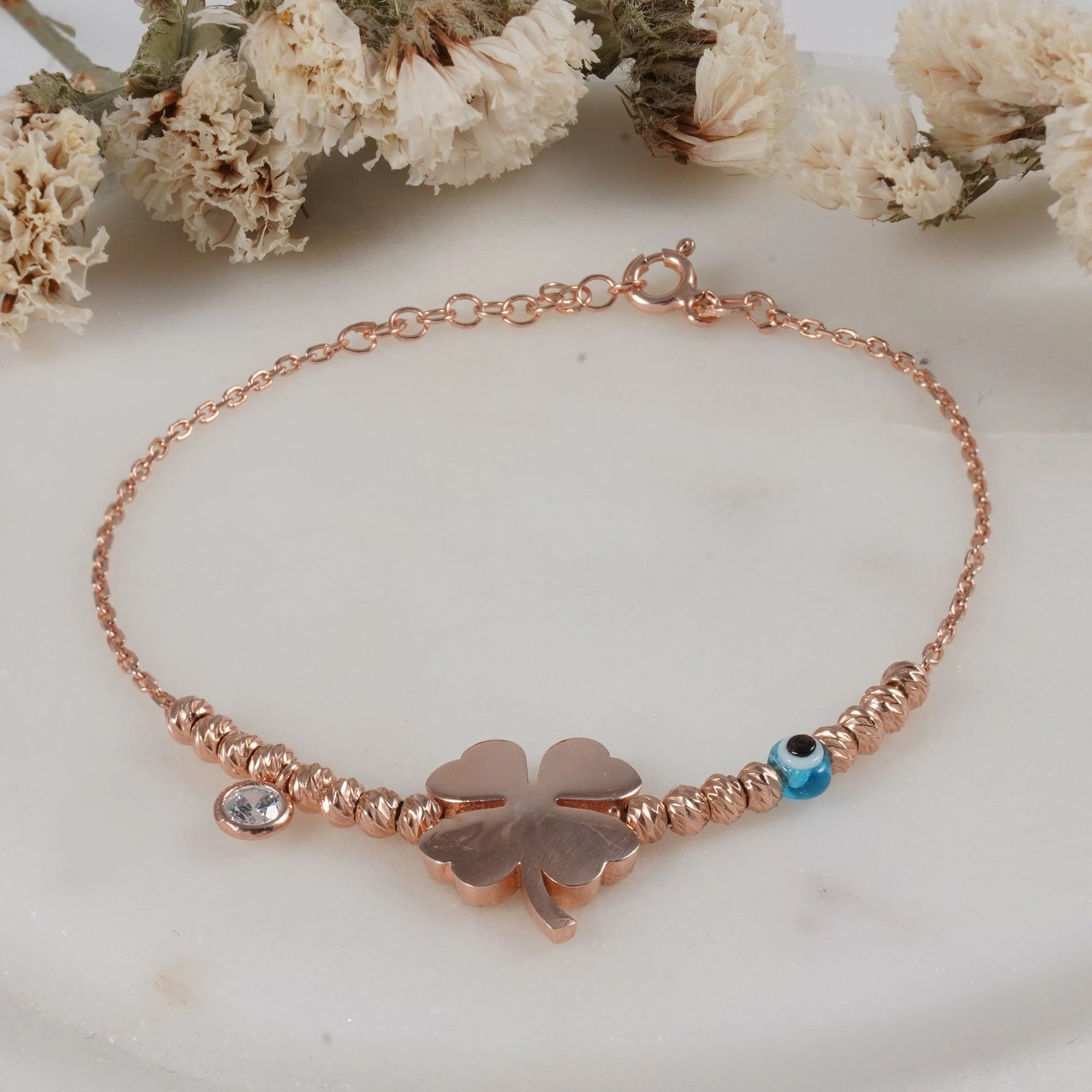 Byzylyk argjendi, ngjyrë rozë e artë, Jumeon 8184