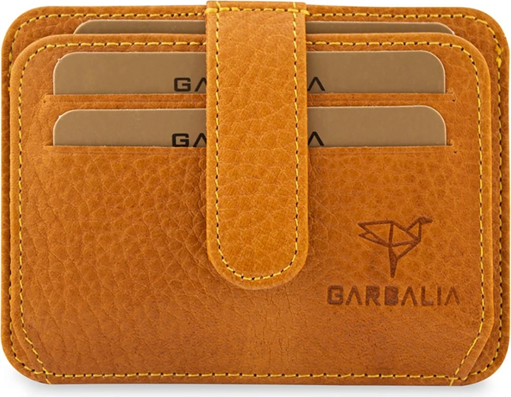 Portofol unisex Zoozie Bags, Shelby, ngjyrë mustard