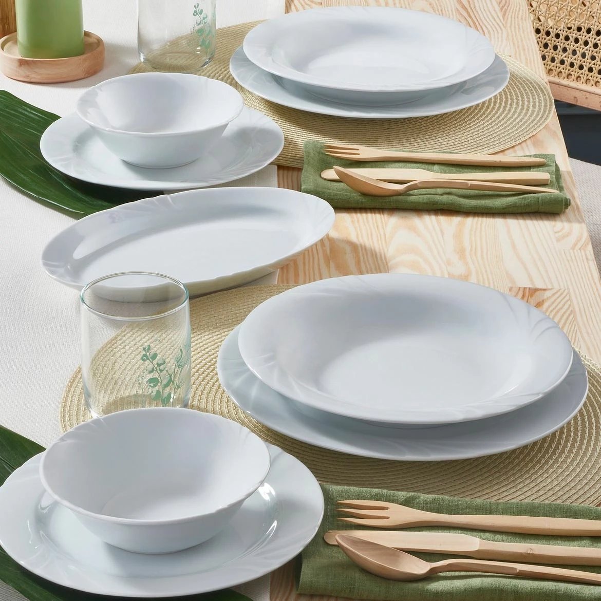 Set enësh për drekë (18 copë), Hermia Concept, SPR18Y100