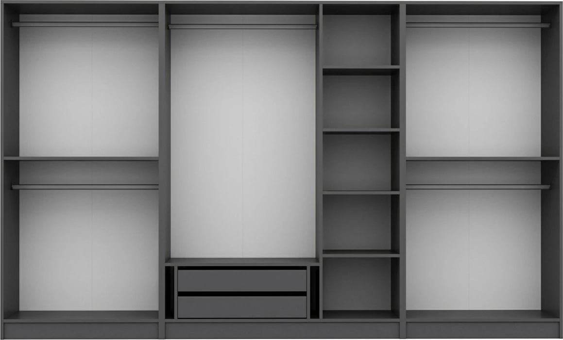 Dollap Skye Decor, ngjyrë antracit, Kale - 5045