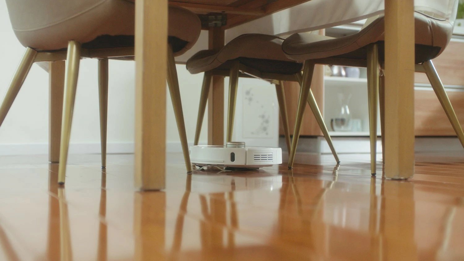 Fshesë robotike Lenovo T1S, pa qese, HEPA, e bardhë