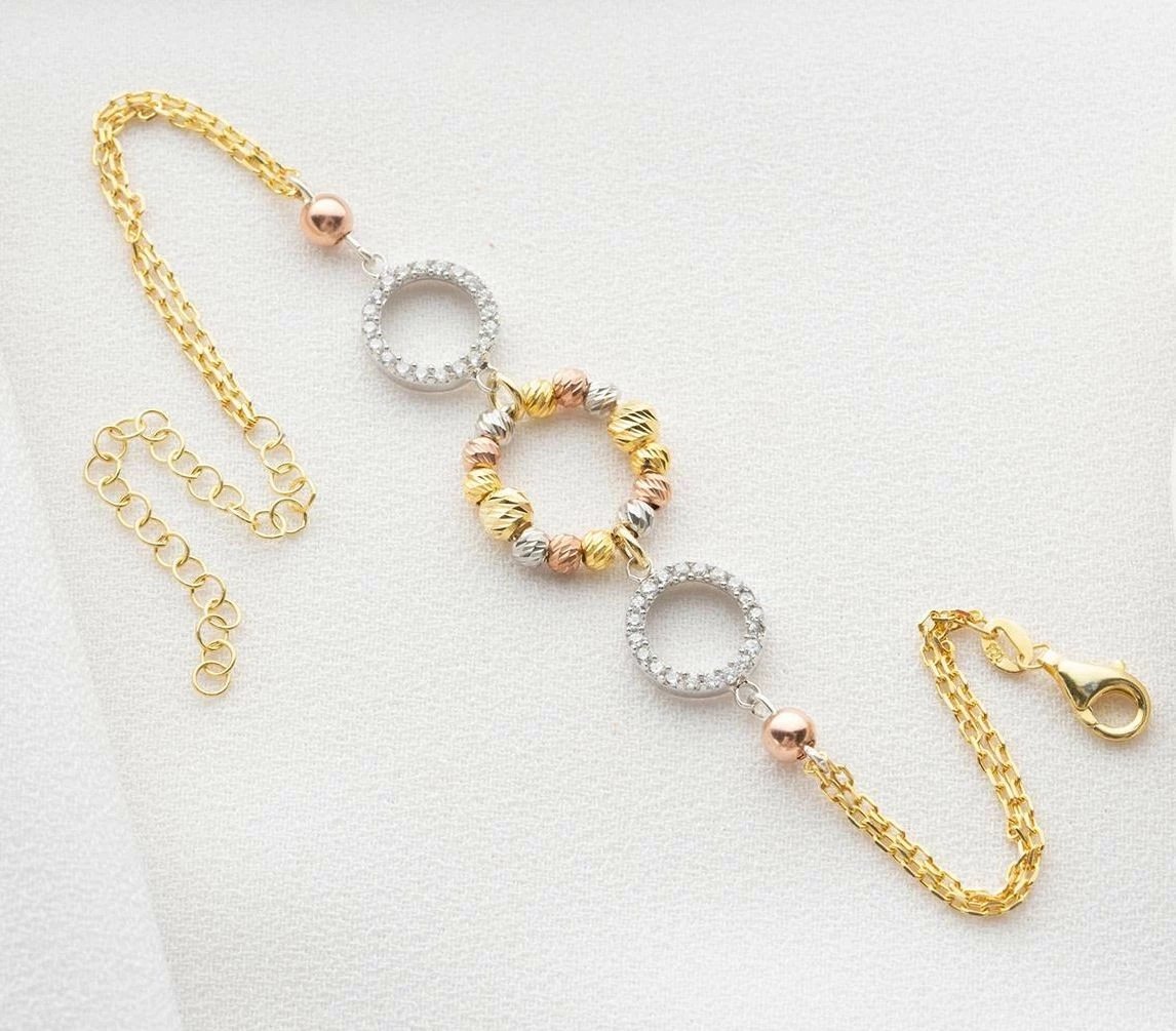 Byzylyk argjendi Jumeon, ngjyrë ari dhe argjendi, NRZ999442