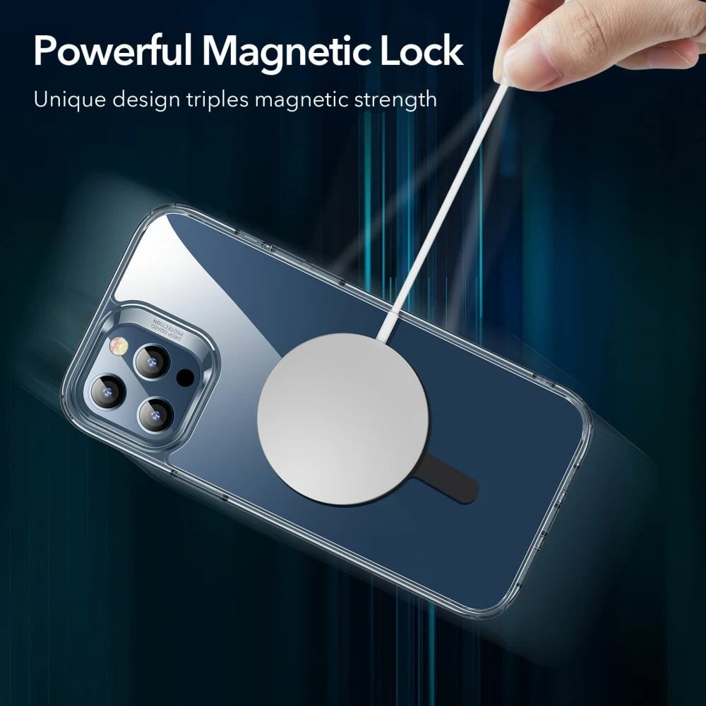 Unaza universale MagSafe ESR HaloLock, 2 copë, e zezë