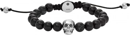Byzylyk për meshkuj DIESEL JEWELS STEEL, i zi