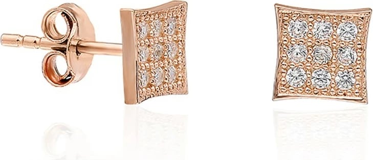 Vathë argjendi Jumeon, TRDYL486, ngjyrë rozë ari dhe e bardhë