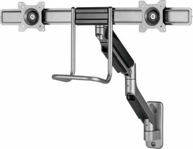 Mbajtës muri për dy monitorë Gembird MA-WA2-02, 17-32 inç, i zi Mbajtës muri për dy monitorë Gembird MA-WA2-02, 17-32 inç, i zi