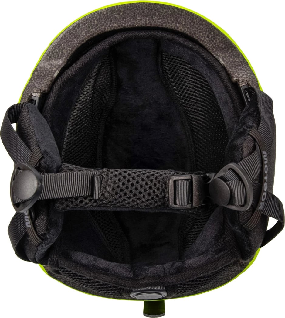 Helmetë skijimi Meteor unisex, neon e verdhë