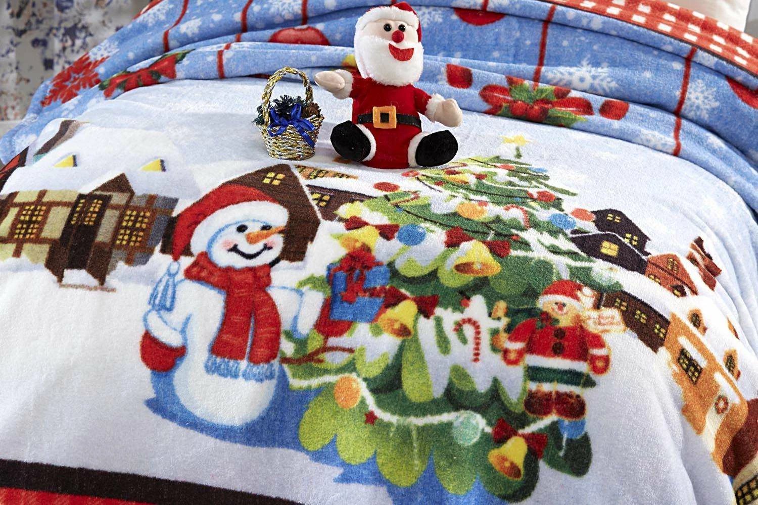 Batanije teke L'essentiel Amour, e kuqe, e gjelbër, 150x200cm