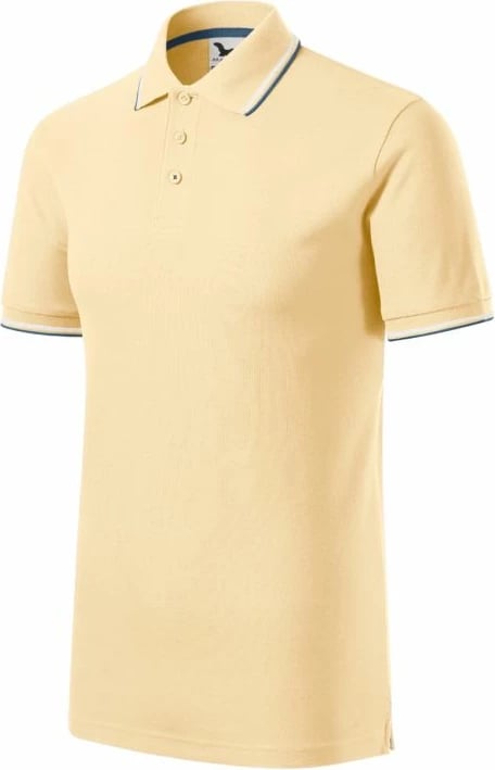 Fanellë polo për meshkuj Malfini, ngjyrë krem