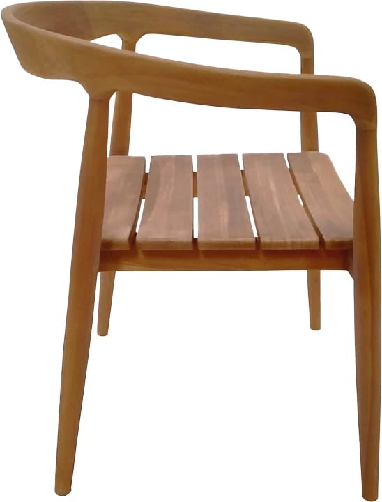 Set tavoline me 4 karrige Noody-Kenda I, dru tik, ngjyrë natyrale