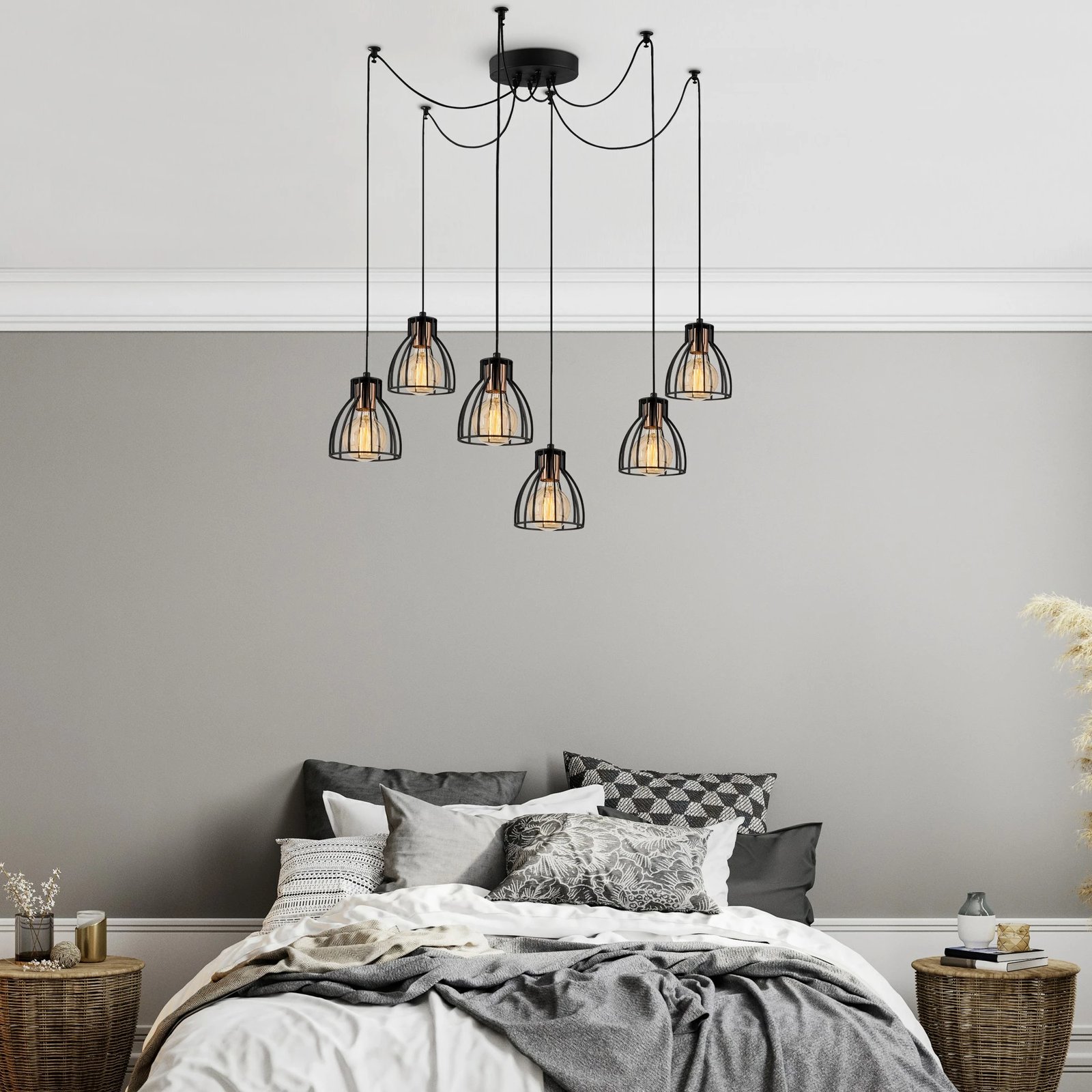 Llambë tavani Opviq, Kemah - N-1233, metal i zi