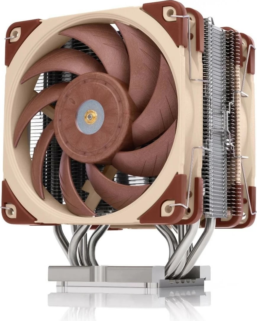 Ftohës ajri NOCTUA NH-U12S-DX-4677 për procesor, 2 ventilatorë 12cm, kafe/argjend