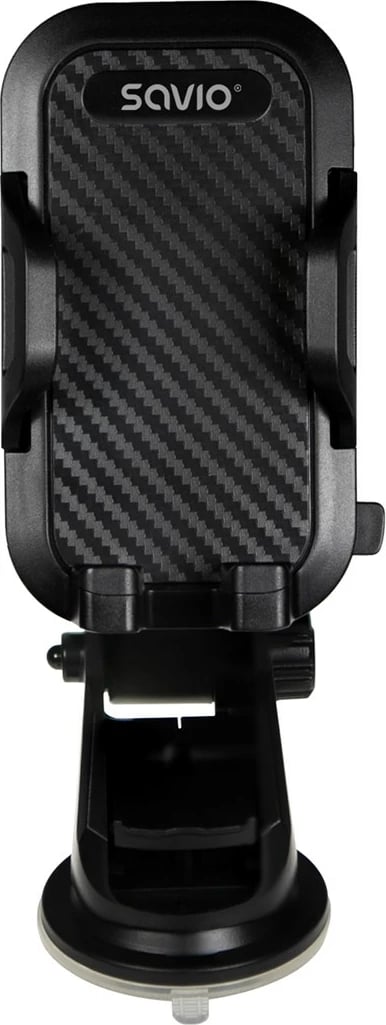 Mbajtës telefoni SAVIO CH-04 për xham veture, i zi