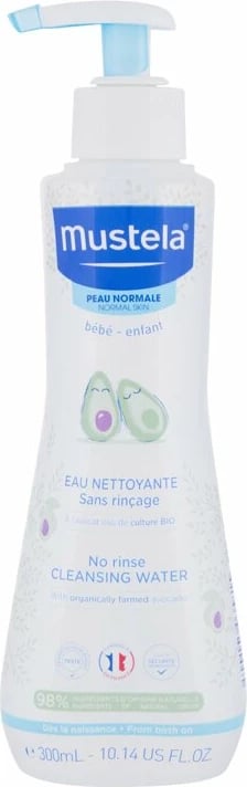 Ujë pastrues për fëmijë Mustela Bébé, 300ml Ujë pastrues për fëmijë Mustela Bébé, 300ml