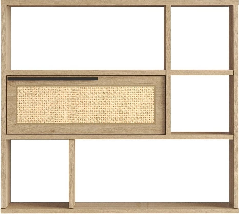 Raft muri Hanah Home, On5-Su, ngjyrë arr dhe lis, 90.1x81x22 cm