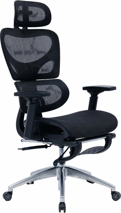 Karrige për zyre Thelonius, e zezë