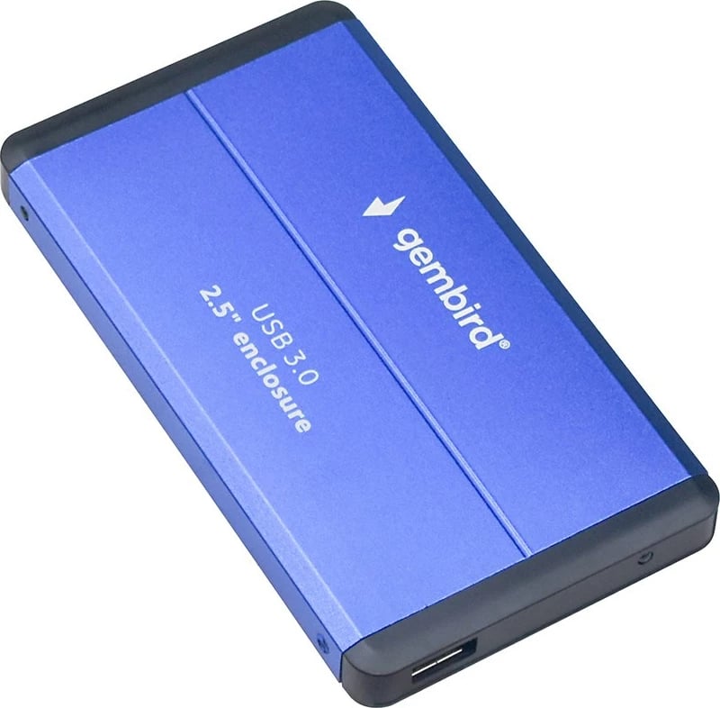 Kuti për disk HDD, Gembird EE2-U3S-2-B, 2.5" , e kaltër 