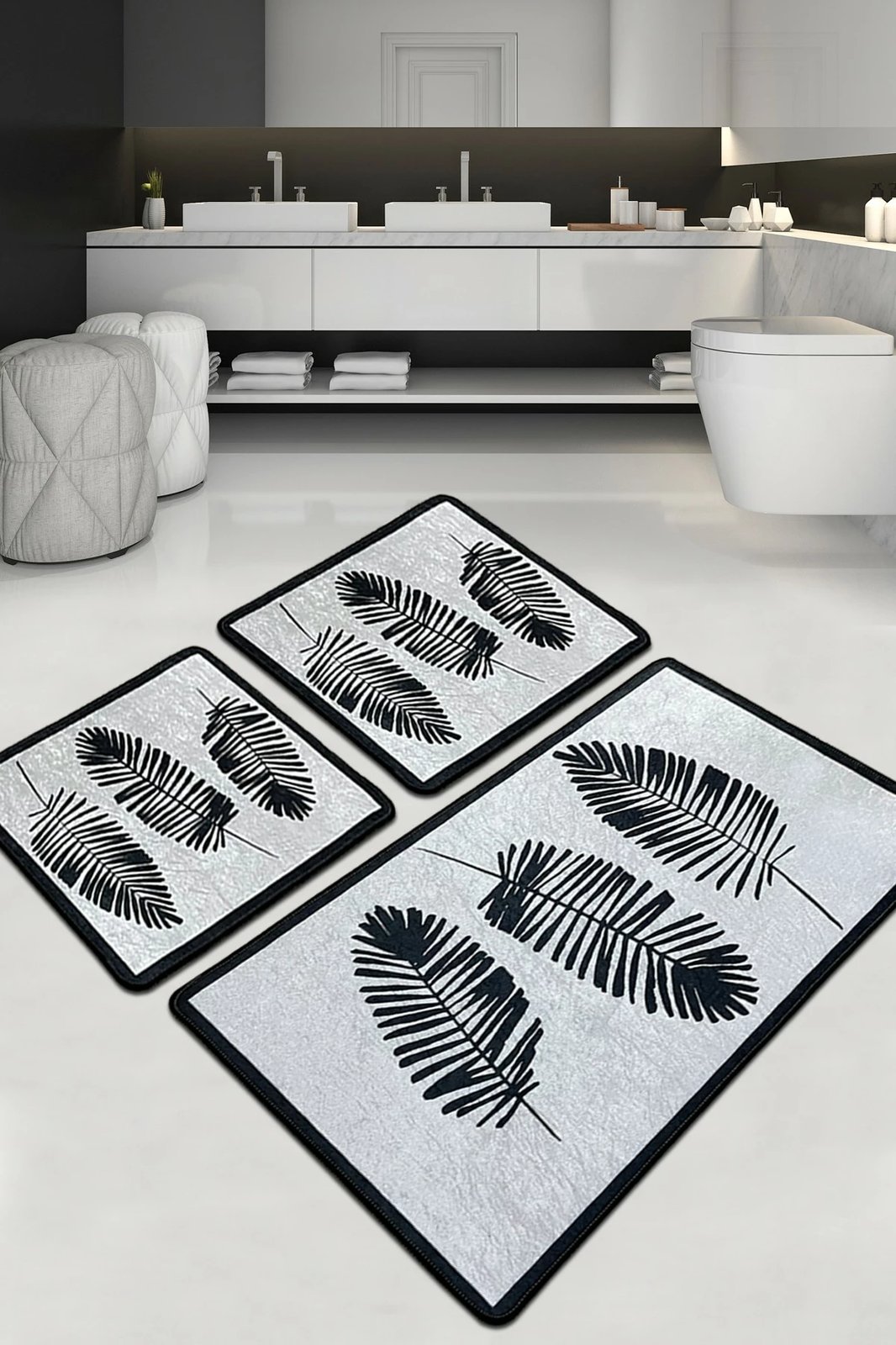 Set tapetash për banjo, 3 copë, Mijölnir, Hoja Djt, shumëngjyrëshe