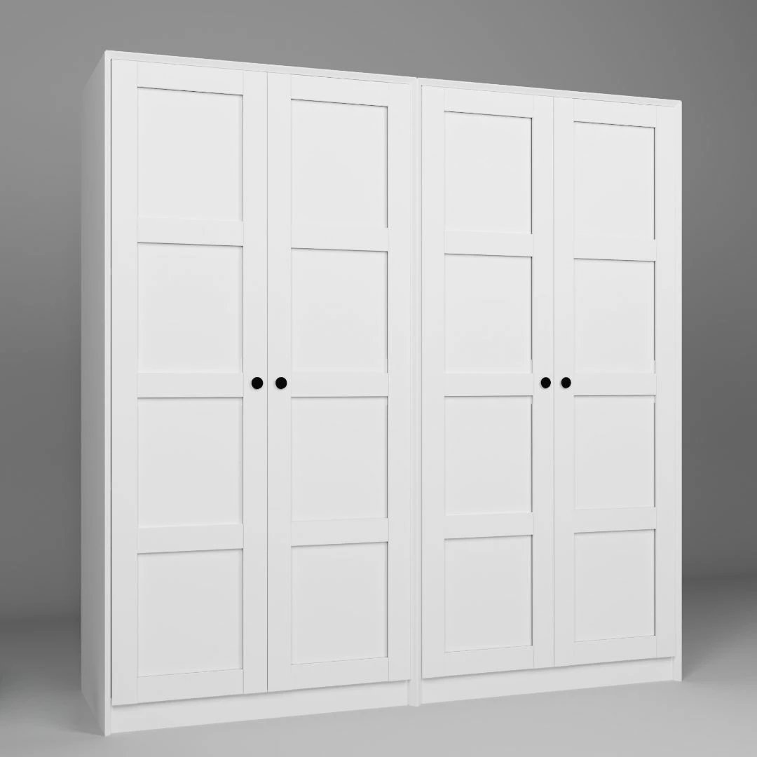 Dollap i bardhë për rroba, Skye Decor, Lucas 1600-87