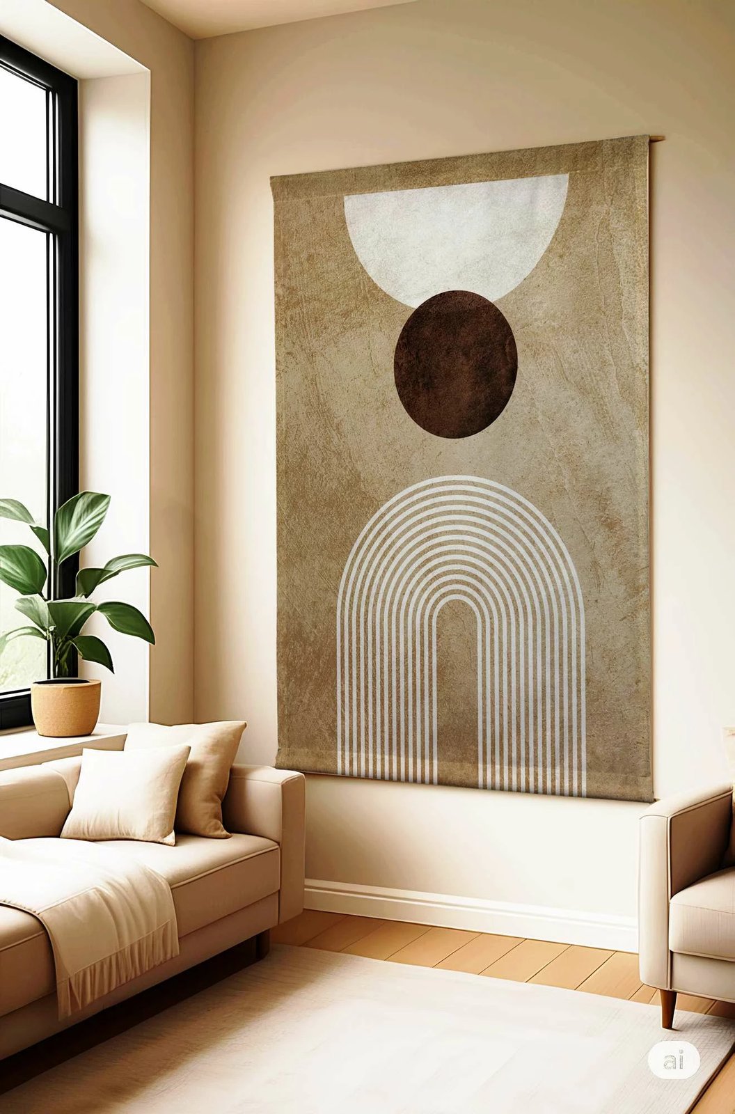 Pikturë dekorative poliestër, Wallity Polybaby 26, 100x140cm