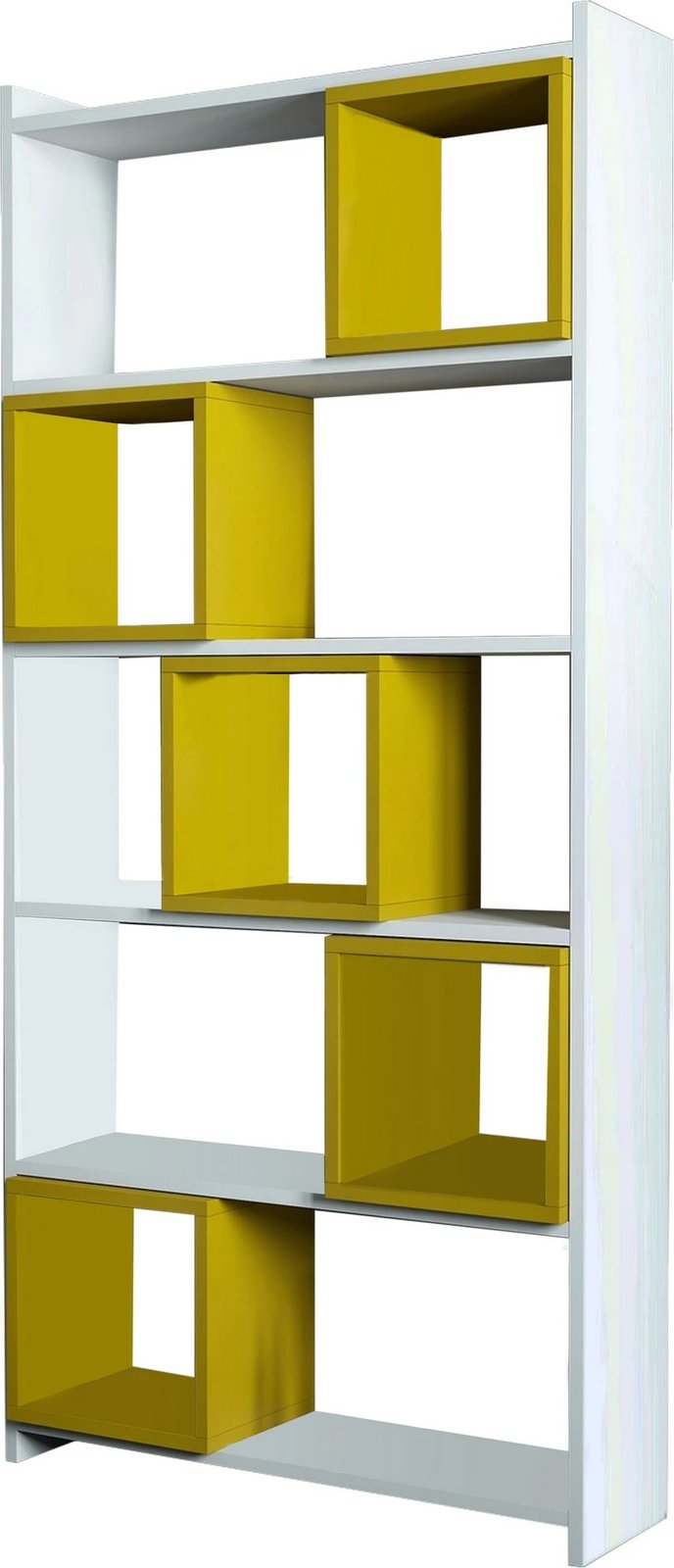 Raft librash Hanah Home, kuti të bardha dhe të verdha