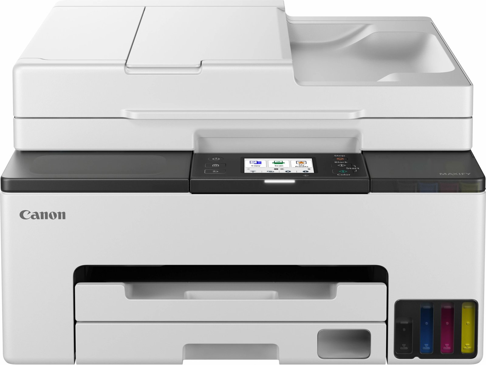 Printer Canon MAXIFY GX2050, Inkjet, Printim me ngjyra, 600 x 1200 DPI, Kopjim me ngjyra, A4, E zezë, E bardhë
