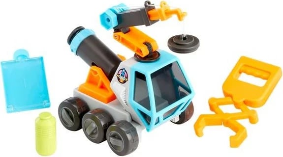 Automjet lodër Little Tikes Big Adventures Space Rover, plastikë, me mikroskop, vinç magnetik dhe kapëse, zi/blu/gri/portokalli