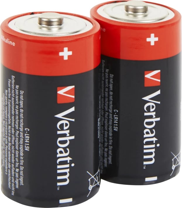 Bateri C Alkaline Verbatim 1.5V, 49922