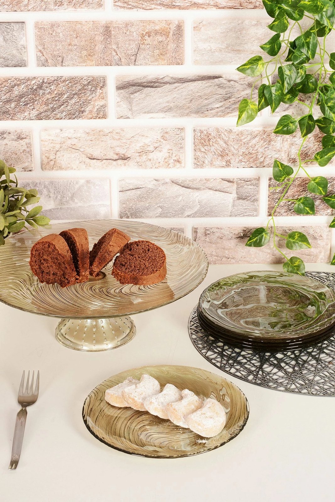 Set për shërbim torte (7 copë), Hermia, Elisya 7PTFS