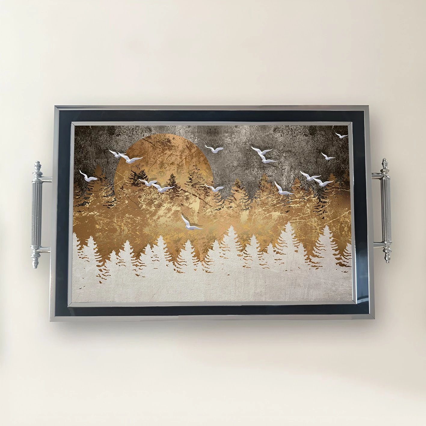 Tabaka qelqi Aberto Design, TPG9885, shumëngjyrëshe